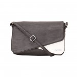 Beau Design Stylish Black Color Imported PU Leather sling bag With For Women's/Ladies/Girls